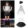 Ropa de Hip-Hop para Niñas de Danza Jazz, Atuendo Genial y Elegante para Show de Street Dance Jazz de Niña, Disfraz de Moda para Actuación en Escenario de Grupo de Chicas