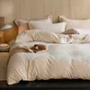 Lujo Ligero Tacto Caricia de Gato Clase A Terciopelo Leche Juego de Cama de Cuatro Piezas Caliente para Invierno Sábana de Terciopelo Estampada Funda de Edredón Espesa Sábana Bajera 4