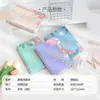 Caderno Espiral Floral Estilo Ins com Elástico, Caderno de Estudante, Logo Personalizável, Atacado, Portátil A5
