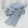 Jeans de Tiro Alto Elásticos para Mujer Verano 2025 Nuevos Ajuste Delgado Versátiles Adelgazantes Lápiz Skinny Pantalones