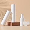 Veia Prateada 50ml-100ml frasco cilíndrico a vácuo material de embalagem cosmética frasco de plástico PP 75ml tipo pump frasco para emulsão