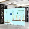 Pantalla de División Sala de Estar Plegable Móvil Nórdico Dormitorio Protección Hogar Salón de Belleza Oficina Pantalla Plegable de Doble Cara