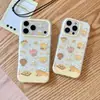 Funda de lunares de pan quemado adecuada para Apple 18 Pro Max, iPhone 17 linda, 16 a prueba de golpes, 15 de dibujos animados