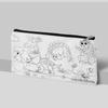 Bolsa de lona com grafite nova da Amazon estojo para lápis de colorir DIY infantil bolsa de cosméticos lavável porta-moedas para fotos