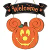 Nuevo producto transfronterizo: letrero de puerta de madera plano para Halloween, decoración de pared creativa, letrero de decoración navideña, venta al por mayor del fabricante