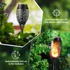 Lâmpada Cruz Solar Chama Ferro Oco Gramado Lâmpada Controle de Luz Inteligente Exterior Jardim Pátio Decoração Lâmpada de Plugue de Terra