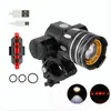 Luz para Bicicleta de Montaña Bicicleta USB Recargable Faro Delantero a Prueba de Lluvia Equipo Accesorios Linterna Fuerte
