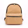 Mochila Casual Simple de Papel Kraft Portátil para Salir Mochila de Papel Kraft Lavable Mochila Escolar de Papel Kraft Ecológica