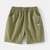 Novos Shorts de Verão 2026 para Crianças Maiores, Shorts Casuais Bordados com Desenhos Animados para Crianças