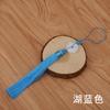 Lingzhen New Ping An Hebilla Borla Púa Imitación Jade Blanco Nudo Chino Borla Colgante Colgante Cheongsam Hanfu Púa