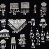Minoría Étnica Grupo Étnico Liangshan Yi Qian Dongnan Joyería Accesorios Materiales DIY Joyería de Plata Grupo Étnico Miao Láminas de Aluminio Accesorios para Ropa