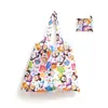 Bolsa de Compras Plegable, Nueva de Gran Capacidad, Bolsa Plegable Ecológica en Stock, Bolsa de Tote de Almacenamiento Plegable Portátil Impresa Creativa