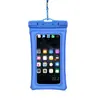 Bolsa à prova d'água para celular para levar, estojo de mergulho, tela sensível ao toque, natação, fontes termais, foto subaquática, bolsa à prova d'água para celular, bolsa de chuva, totalmente transparente