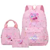 Mochila Transfronteriza Modelo Nuevo N, Mochila Escolar Estilo Universitario para Estudiante de Primaria, Mochila de Viaje Set de Tres Piezas