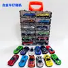 Modelo de Coche de Lata Metálica Transfronterizo 1:Caja de Almacenamiento para Modelos de Autos de Aleación 64 Soporte de Exhibición para Modelos de Autos Infantiles Venta al por Mayor