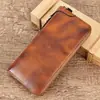 Bolso de Mano de Cuero Genuino Retro de Primera Capa Gran Capacidad Rfid Antirrobo Clutch de Cepillo Billetera Larga Casual para Hombres y Mujeres