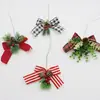 Adorno de Lazo para Árbol de Navidad Lazo de Piña Accesorios de Decoración para Caja de Regalo de Navidad Adornos Navideños Transfronterizos