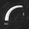 Tira de Borde para Techo Suspendido Curvo Perfil de Junta Oculta Techo con Forma de Arco Placa de Yeso Aleación de Aluminio Tira de Borde en Forma de T