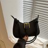 Diseño Francés de Nicho Vintage Bolso Bajo el Brazo para Mujer 2024 Nuevo Llegada Otoño e Invierno Versátil Emotic Bolso Cruzado de Hombro para Mujer