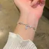 Luxo Leve Sentido de Alto Padrão Zircônia Estrela Homens Pulseira Dourada Mulheres Nova Versátil Design de Nicho Sentido de Alto Padrão Joia de Mão Diária
