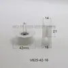Rodamientos con Recubrimiento de Plástico 608 Rodillo con Ranura 624U Polea para Puertas y Ventanas Deslizantes 625 Ranura de Eub de Nylon Fabricante 626