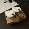 Zapatillas Zueco de Piel de Oveja con Forro de Piel Integrado, Nuevas para Otoño/Invierno, Estilo Slip-On para Mujer Lancuijia Pueblo Sangpo, para Uso en Exteriores