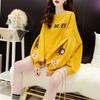 Sudadera de Diseño para Mujer, Primavera y Otoño 2024 Nuevo Jersey de Cuello Redondo, Versátil Top de Moda Estilo Coreano Ins para Mujer en Primavera
