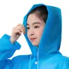 Impermeable infantil de EVA no desechable, cuerpo entero integrado, portátil para estudiantes, engrosado y resistente al desgaste para exteriores, poncho de lluvia al por mayor