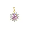 [Oro Real de Cobre] Exquisito Joker Moda Comercio Exterior Transfronterizo DIY Joyería Hecha a Mano Cobre Circonio Micro Colgante Accesorios