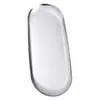 Bandeja Dorada Acero Inoxidable Metal Placa para Joyería Bandeja Nórdica Simple Caja de Almacenamiento de Escritorio Placa de Metal de Acero Inoxidable