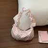 Nova Bolsa Nuvem de Cetim com Bolinhas 2026 para Mulheres, Bolsa Transversal Estilo Coreano Estilo Preguiçoso, Bolsa de Ombro Casual e Versátil