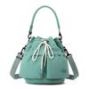Bolso de Cubo con Cordón de Gran Capacidad Estilo Mori Harajuku Transfronterizo Bolso de Hombro de Nailon Moderno para Todo Combinación Bolso Cruzado para Mujer