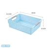 Cesta de armazenamento de plástico de mesa jardim de infância caixa de armazenamento de brinquedos portátil arquivo de lanche sundries cosméticos cesta de organização