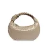 Bolso de Axila Personalizado de Alta Gama, Bolso de Mano Tejido para Mujer, Bolso de Hombro, Bolso Dumpling de Moda de Gran Capacidad, Bolso de Media Luna de Axila
