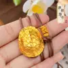 Colar de Casco de Tartaruga Tendência Xiaohongshu Estilo Levemente Luxuoso Colar Trançado de Casco de Tartaruga Dourado Joias Simples DIY