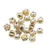 Estrella de Diamante de Doble Cara Corazón Corazón con Forma de Agujero Recto Cuentas Sueltas Accesorios para Joyería Diadema DIY Cadena para Teléfono Móvil Material para Cuentas