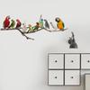 FX-D426 combinación de pájaros de rama de dibujos animados sala de estar pared de fondo de TV embellecedora pegatinas de pared decorativas al por mayor autoadhesivas