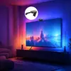 Tira de luces LED de ambiente de color sincronizado para iluminación de fondo de TV, selector de color con aplicación y sensor de cámara