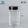 Garrafas Plásticas de Mel Cuidadosamente Selecionadas 380ml Garrafas Quadradas para Embalagem de Xarope de Pera Garrafas com Tampa Anti-Violação Garrafas de Abelha Seladas