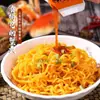 Fideos de Huevas de Cangrejo Tongwanmian 116g fideos instantáneos en bolsa, fideos de yema de huevo salada de cangrejo de río, snack para la noche, fideos instantáneos