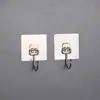 Gancho Fuerte Adhesivo Sin Taladro Transparente Sin Costuras Resistente a la Carga Pegatina de Gancho para Pared de Cocina Gancho Fuerte para Ropa