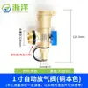 Válvula de Drenaje de Calentamiento Totalmente Automática Válvula de Escape de Latón Distribuidor de Agua Tubería de Agua Potable de 1 Pulgada Fabricante Válvula de Drenaje Venta al por Mayor