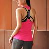 Colete de yoga transfronteiriço para meninas, elástico, secagem rápida, absorvente de suor, blusa modeladora, roupas esportivas para corrida e fitness, camiseta de aeróbica