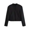 Venta al por mayor transfronteriza 2026 Moda europea casual chaqueta de manga larga con cuello alto y botón de nudo para mujer A712261 AliExpress