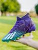 Sapatos de futebol de cano alto transfronteiriços tf unhas quebradas gramado artificial homens e mulheres crianças adolescentes estudantes pés de couro campus sapatos de treinamento