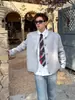 Chaqueta Cardigan Gris Sin Cuello para Hombre, Estilo Coreano Otoñal Holgada Casual Versátil Tejido de Punto