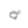 Fecho de Mola de Aço Inoxidável Galvanizado a Vácuo Joias Estilingue Bolha Conector de Fecho para Colar DIY Acessórios Atacado Transfronteiriço