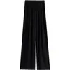 Pantalones Yamamoto Mujer Verano Delgados 2025 Nuevo Primavera Otoño Perezoso Algodón Lino Ajustados Pequeños Seda de Hielo Pantalones de Pierna Ancha
