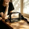 Bolsa de Maquiagem Transparente à Prova d'Água de PVC Portátil para Higiene Pessoal, Bolsa Ita, Item de Suporte para Shows