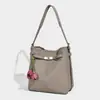 Moda de Nicho Bolsa Kelly Feminina 2026 Nova Casual Versátil Bolsa de Ombro Único Transversal Bolsa Macia Bolsa Saco Bolsa Tote